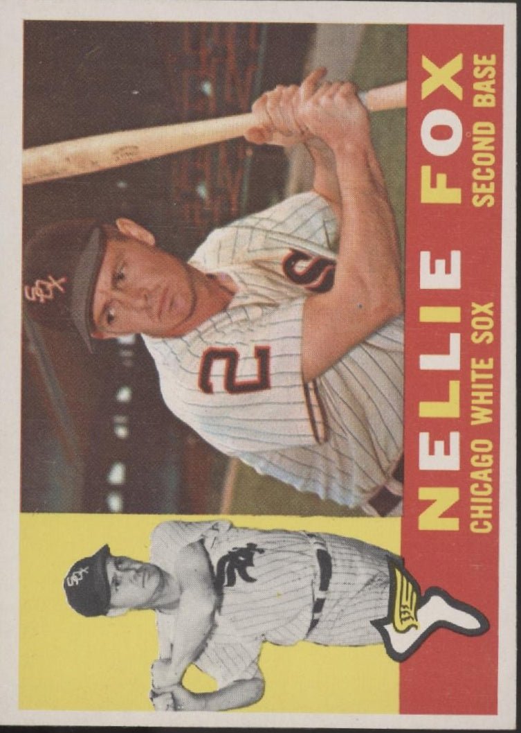 Nellie Fox 1960 Topps #100 Chicago White Sox EX #2 - Collector Store LLC
