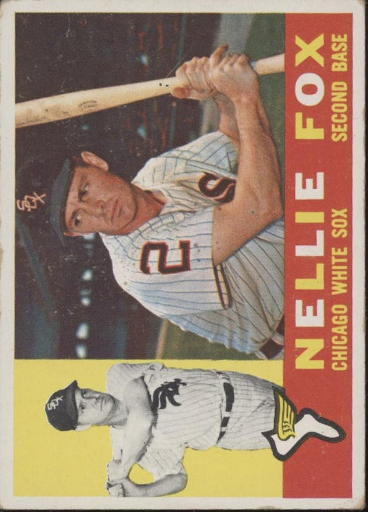 Nellie Fox 1960 Topps 100 Chicago White Sox VG 2 - Collector Store LLC