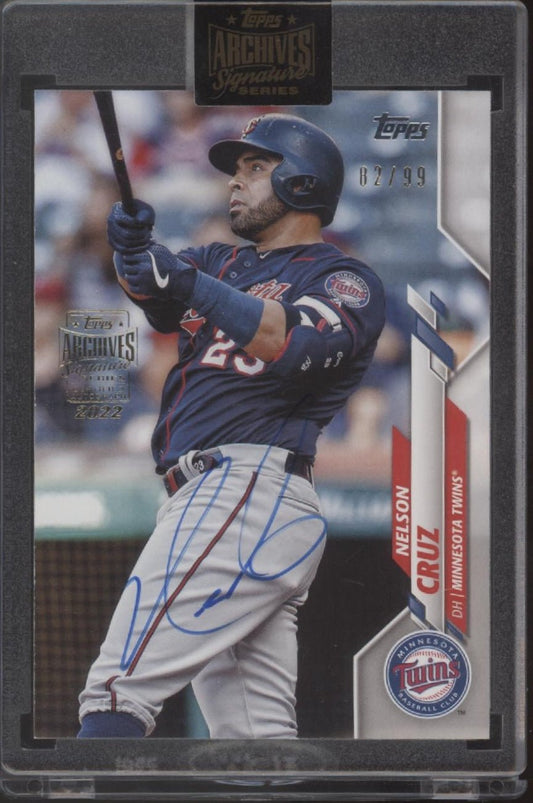 Nelson Cruz 2022 Topps Archives Auto 82/99 #281 - Collector Store LLC
