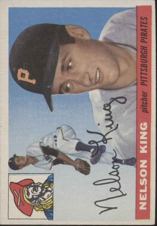 Nelson King 1955 Topps #112 Pittsburgh Pirates EX #3 - Collector Store LLC