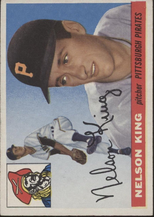 Nelson King 1955 Topps #112 Pittsburgh Pirates VG - EX - Collector Store LLC