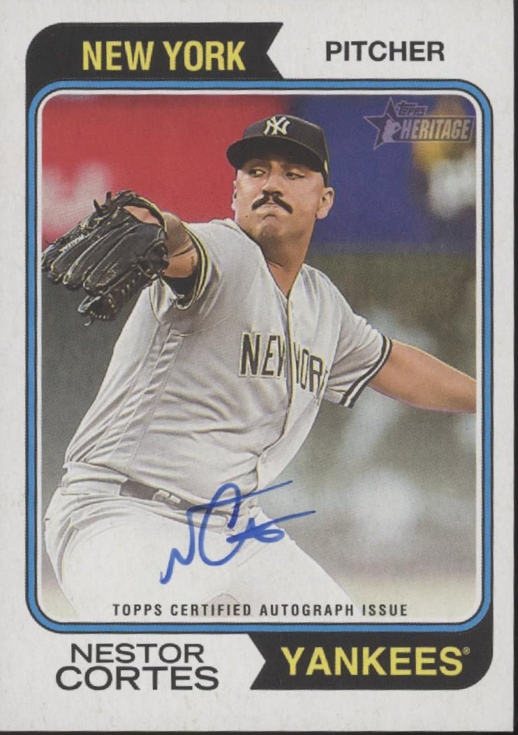 Nestor Cortes 2023 Topps Heritage Auto #ROA - NCS - Collector Store LLC