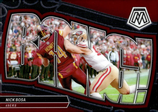 Nick Bosa 2024 Panini Mosaic Bang! #9 - Collector Store LLC