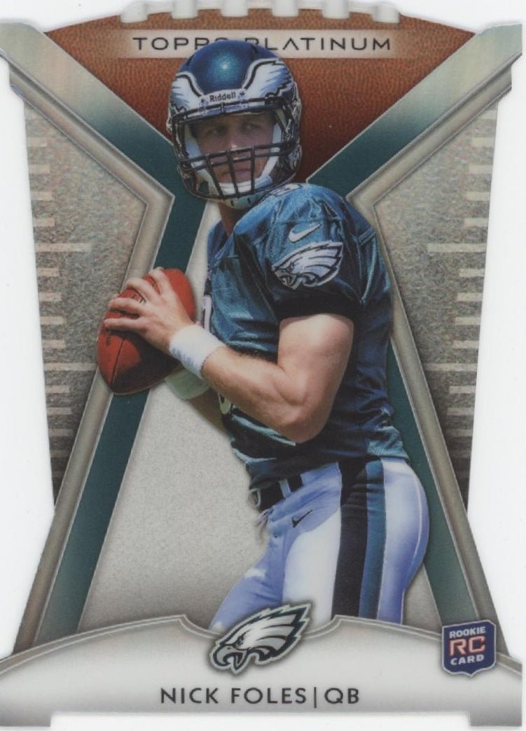 Nick Foles 2012 Topps Platinum Die - Cut RC #PDC - NF - Collector Store LLC