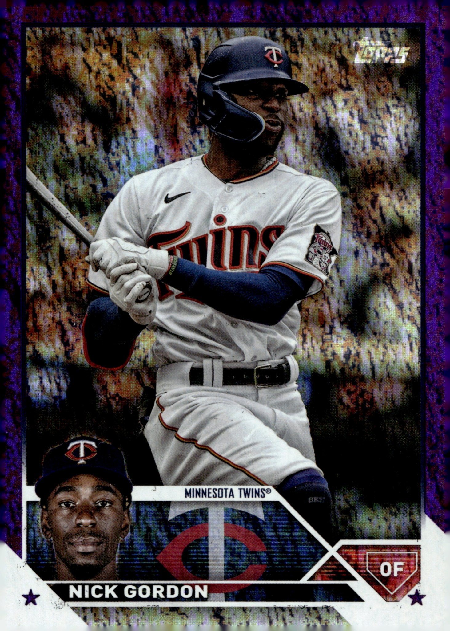 Nick Gordon 2023 Topps Series 2 Purple Foil 034/799 #357 - Collector Store LLC