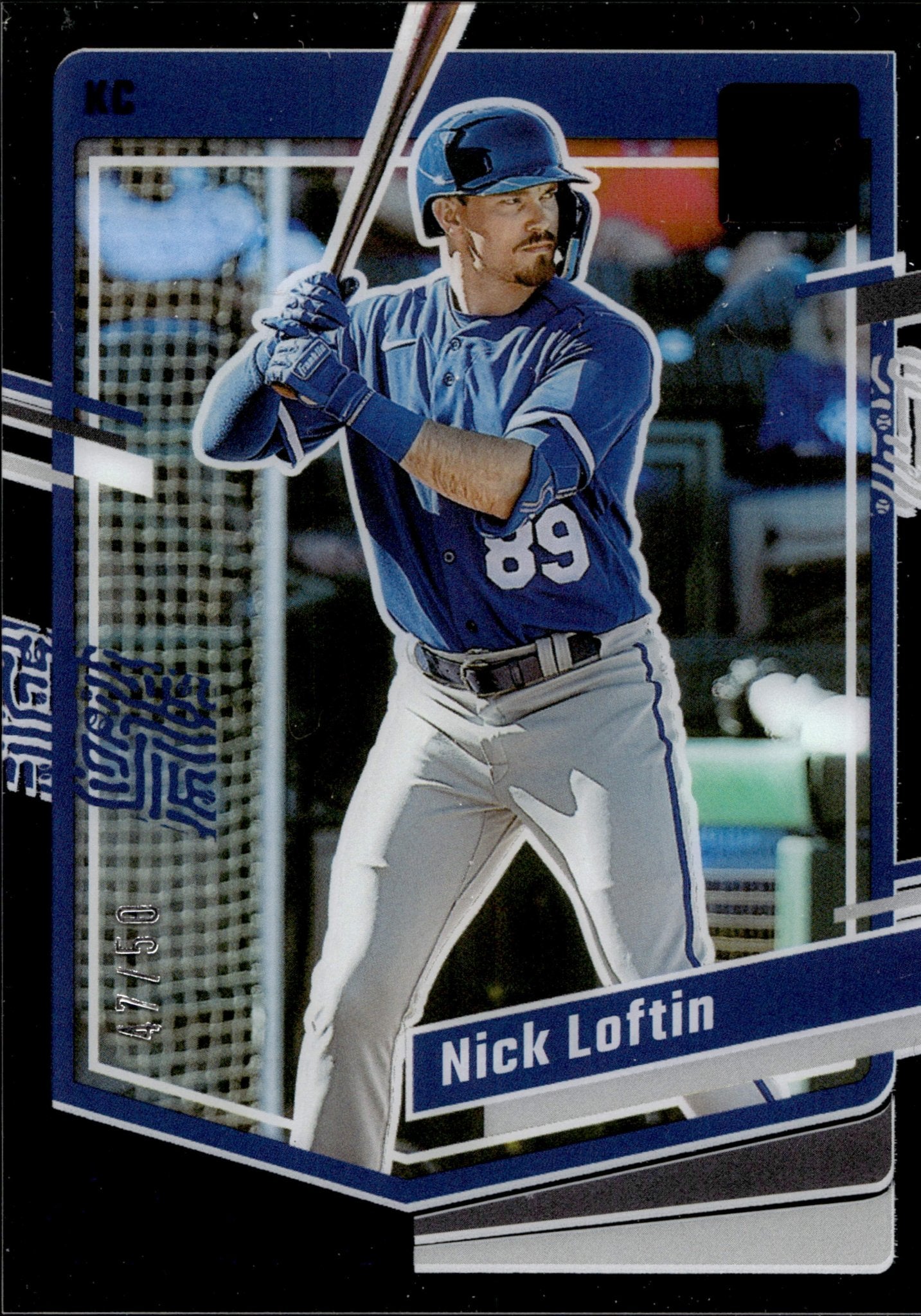 Nick Loftin 2023 Panini Chronicles Clearly Donruss 47/50 #16 - Collector Store LLC