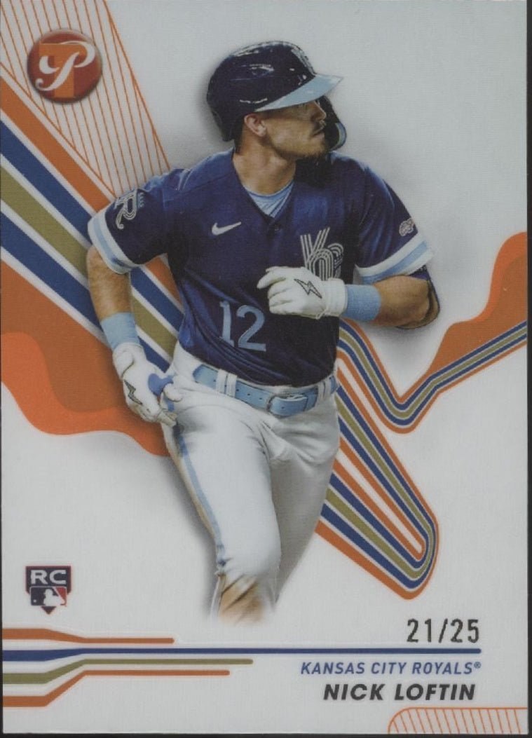 Nick Loftin 2024 Topps Pristine Orange Refractor RC 21/25 #134 - Collector Store LLC