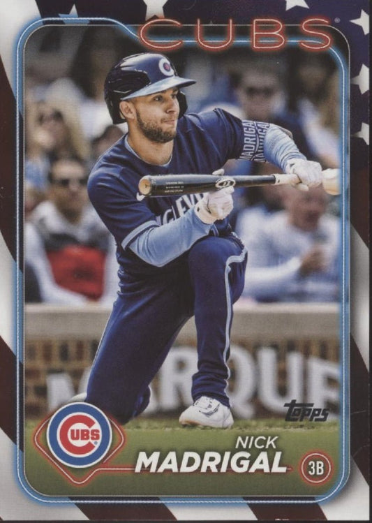 Nick Madrigal 2024 Topps Series 2 Independence Day Border 48/75 #515 - Collector Store LLC