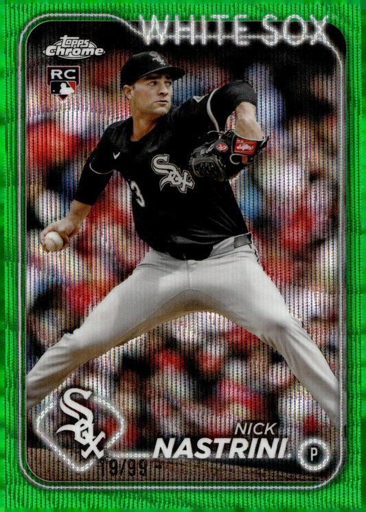 Nick Nastrini 2024 Topps Chrome Green Wave Refractor RC 19/99 #USC14 - Collector Store LLC