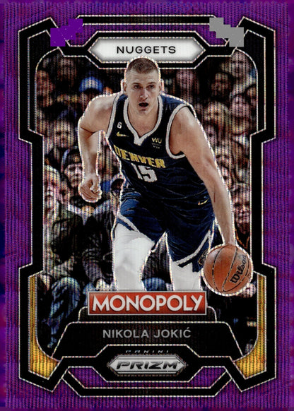 Nikola Jokic 2023 - 24 Panini Prizm Monopoly Purple Wave Prizm #1 - Collector Store LLC