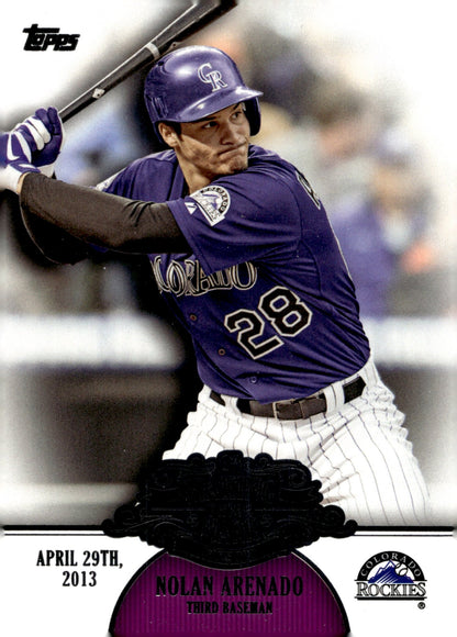 Nolan Arenado 2013 Topps Marking Their 1st Home Run RC #MM - 34 - Collector Store LLC