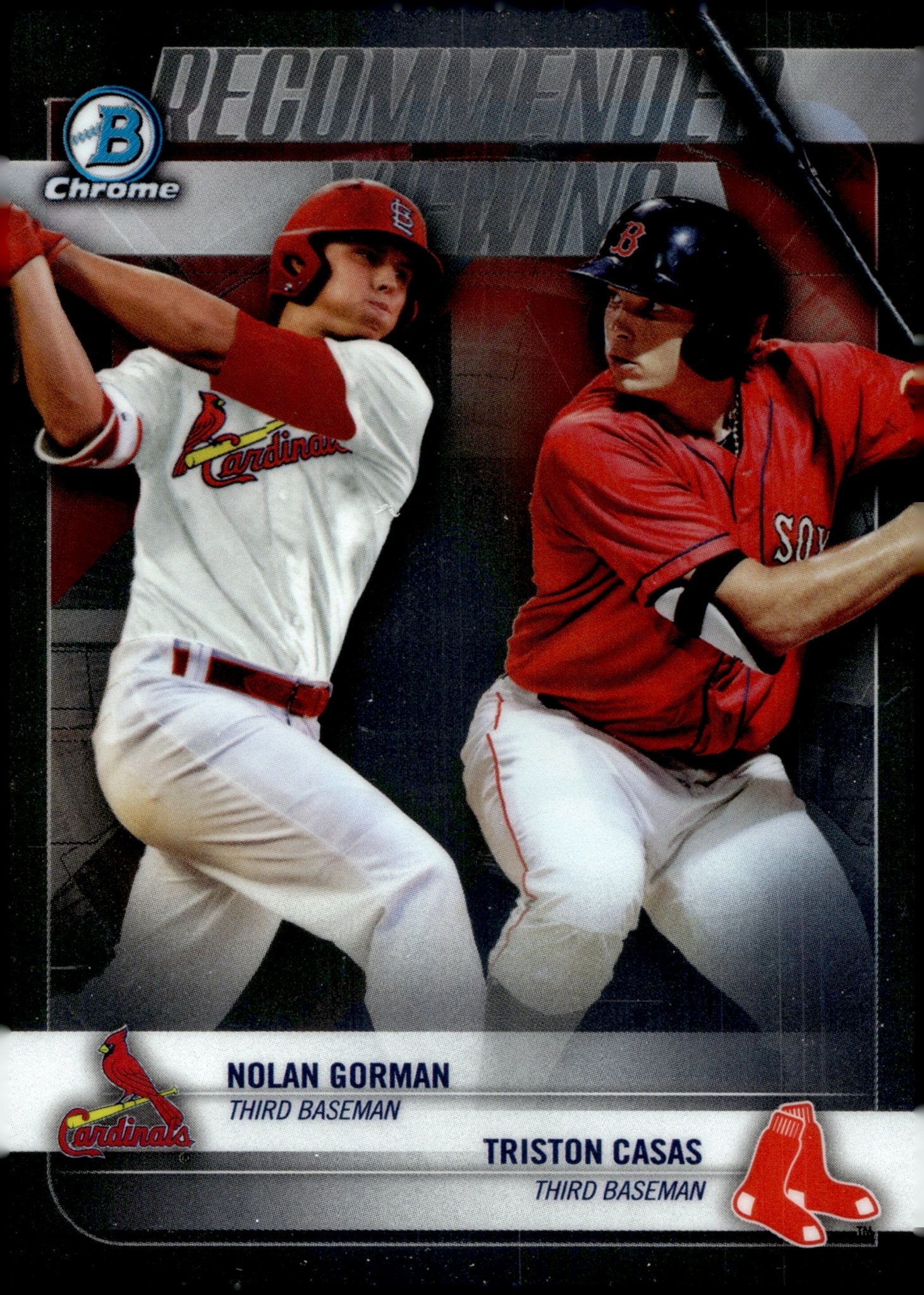 Nolan Gorman / Triston Casas 2018 Bowman Recommended Viewing #RV - GC - Collector Store LLC