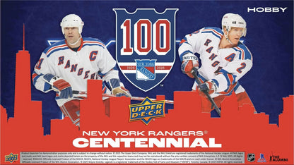 2025-26 Upper Deck New York Rangers Centennial Hobby Box *Contact Us To Order*