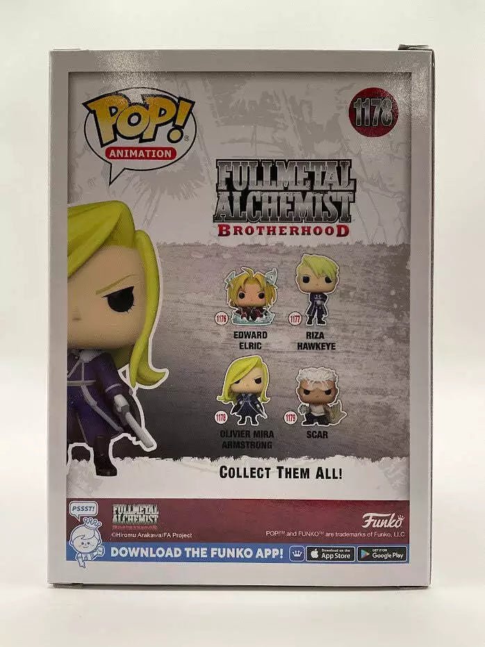 Olivier Mira Armstrong Funko Pop! Fullmetal Alchemist Brotherhood #1178 - Collector Store LLC