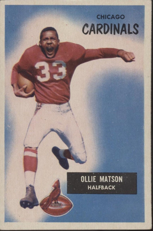 Ollie Matson 1955 Bowman #25 Chicago Cardinals EX - Collector Store LLC