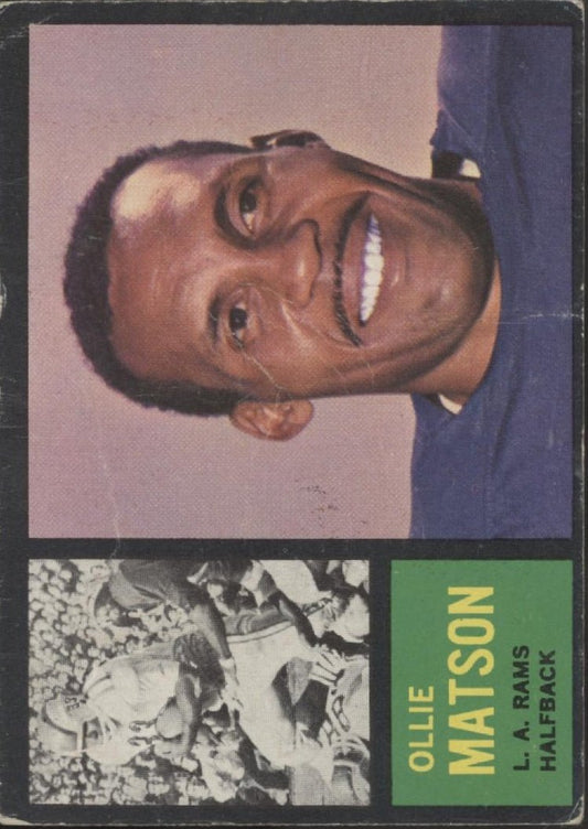 Ollie Matson 1962 Topps #79 Los Angeles Rams VG - Collector Store LLC