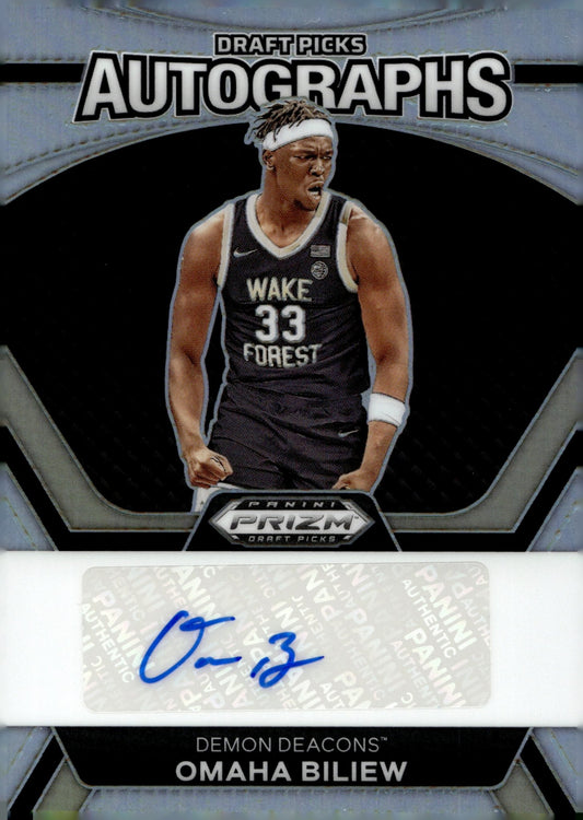 Omaha Biliew 2024 Panini Prizm Draft Picks Prizm Auto #DPA - OMB - Collector Store LLC