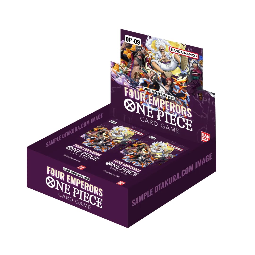 One Piece TCG: Four Emperors Booster Box [OP - 09] *Expected Release Date 12 - 13 - 2024* - Collector Store LLC