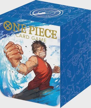 One Piece TCG: Monkey.D.Luffy Deck Box (Blue) - Collector Store LLC