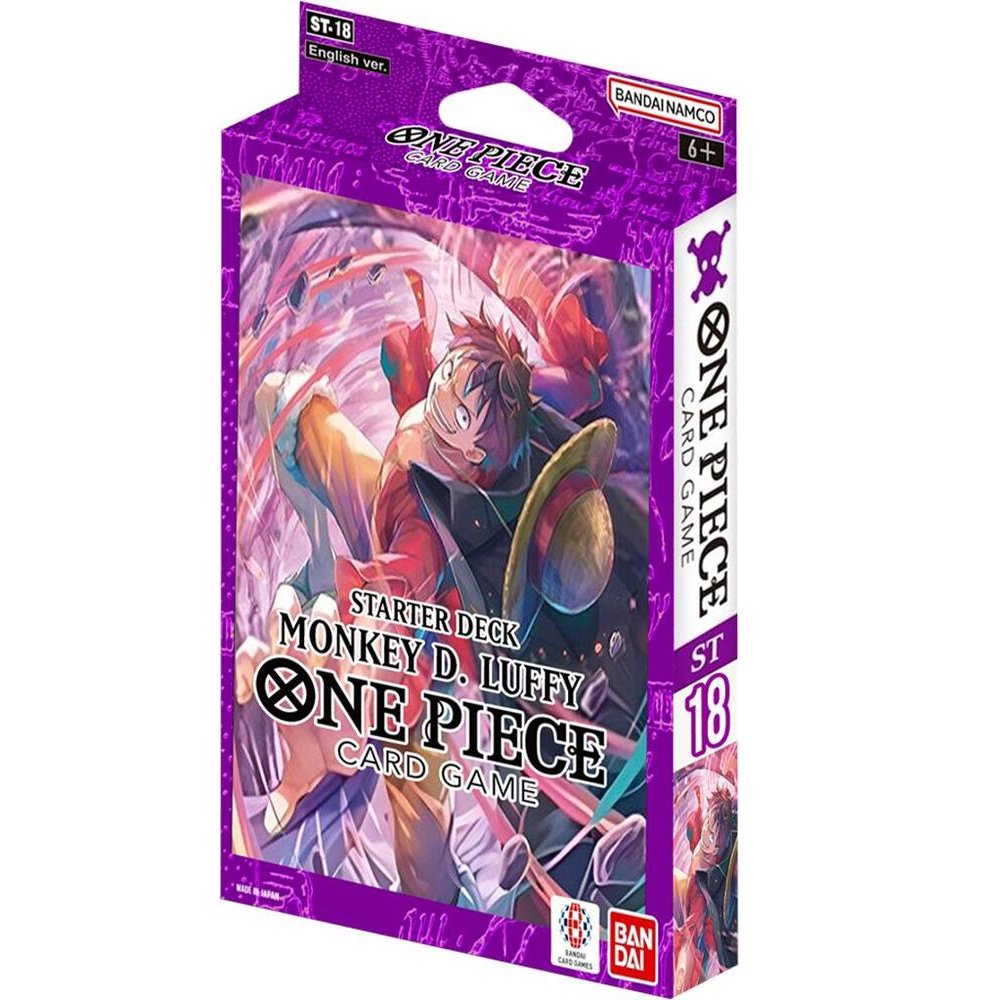 One Piece TCG: Purple - Monkey.D.Luffy Starter Deck [ST - 18] - Collector Store LLC