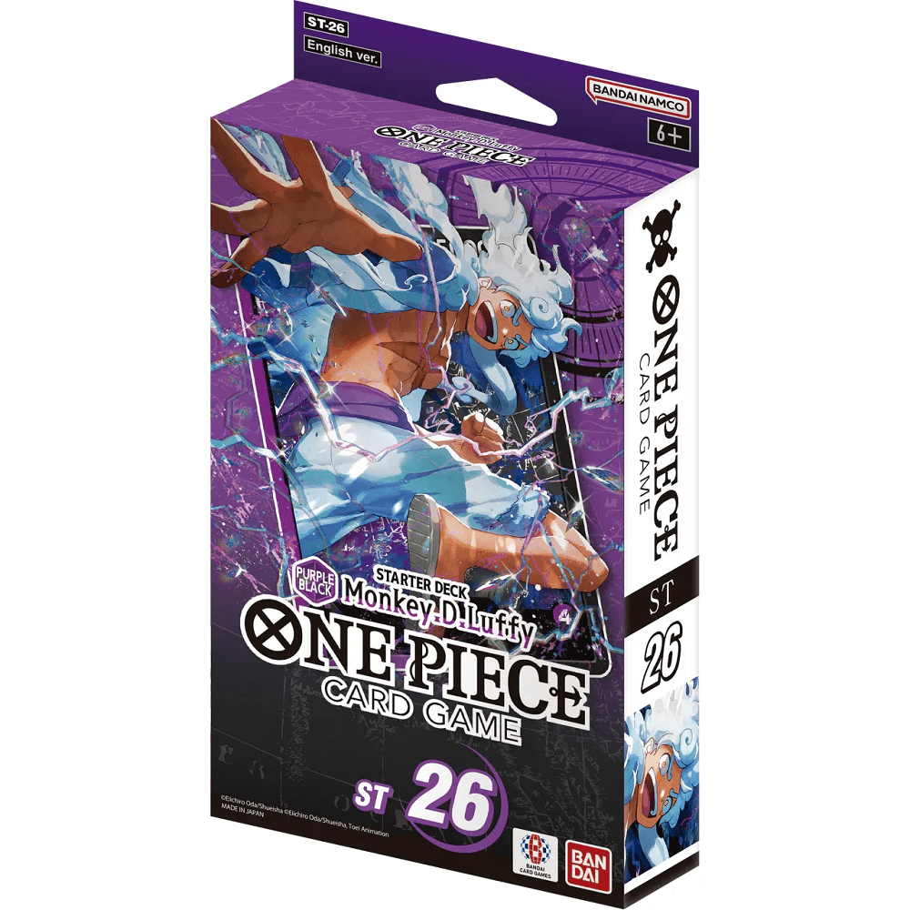 One Piece TCG: Purple/Black - Monkey.D.Luffy Starter Deck [ST - 26] - Collector Store LLC