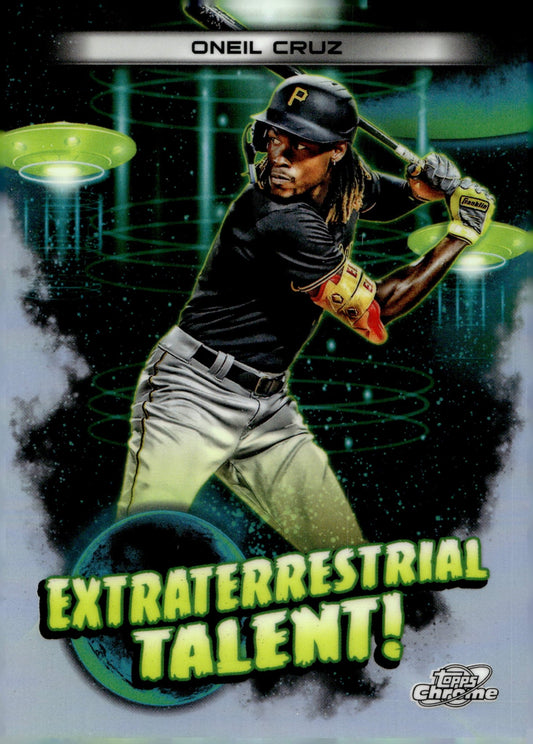 Oneil Cruz 2023 Topps Chrome Cosmic Extraterrestrial Talent! Refractor #ET - 23 - Collector Store LLC