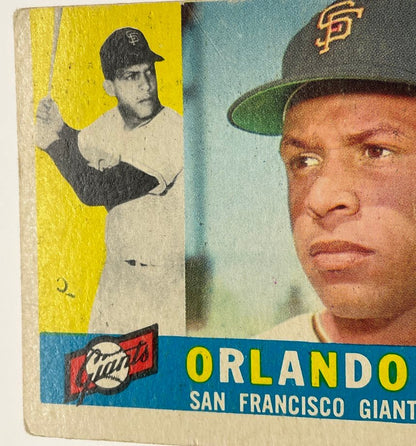 Orlando Cepeda 1960 Topps #450 San Francisco Giants GD - Collector Store LLC