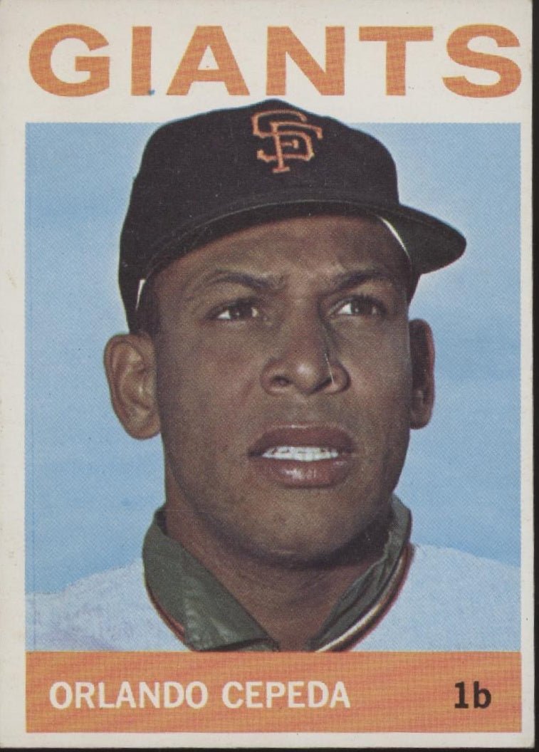 Orlando Cepeda 1964 Topps #390 San Francisco Giants EX - Collector Store LLC