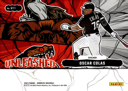 Oscar Colas 2023 Panini Donruss Unleashed #U11 - Collector Store LLC