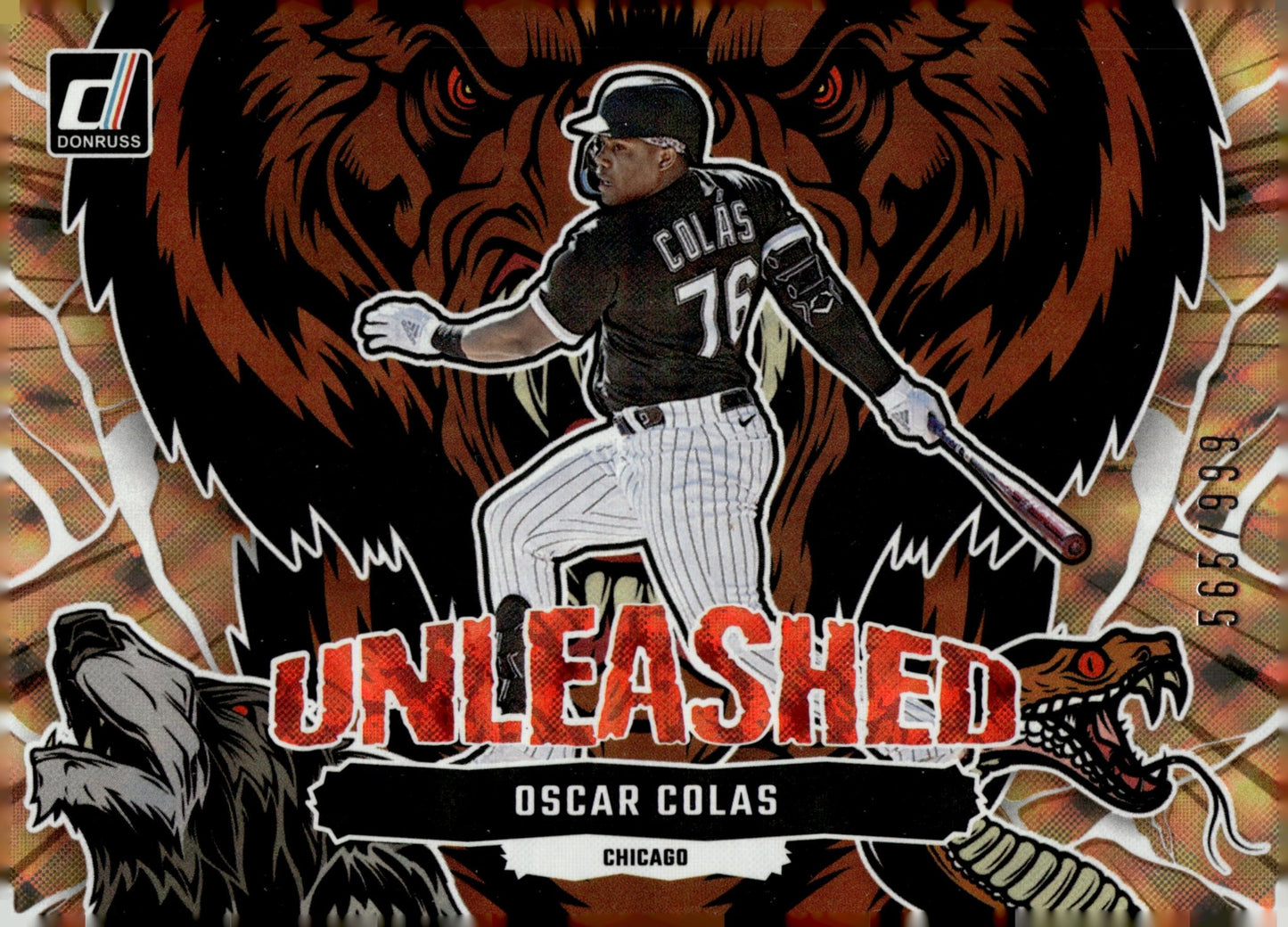 Oscar Colas 2023 Panini Donruss Unleashed #U11 - Collector Store LLC