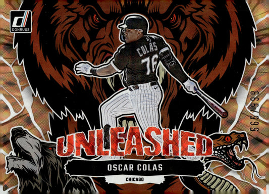 Oscar Colas 2023 Panini Donruss Unleashed #U11 - Collector Store LLC