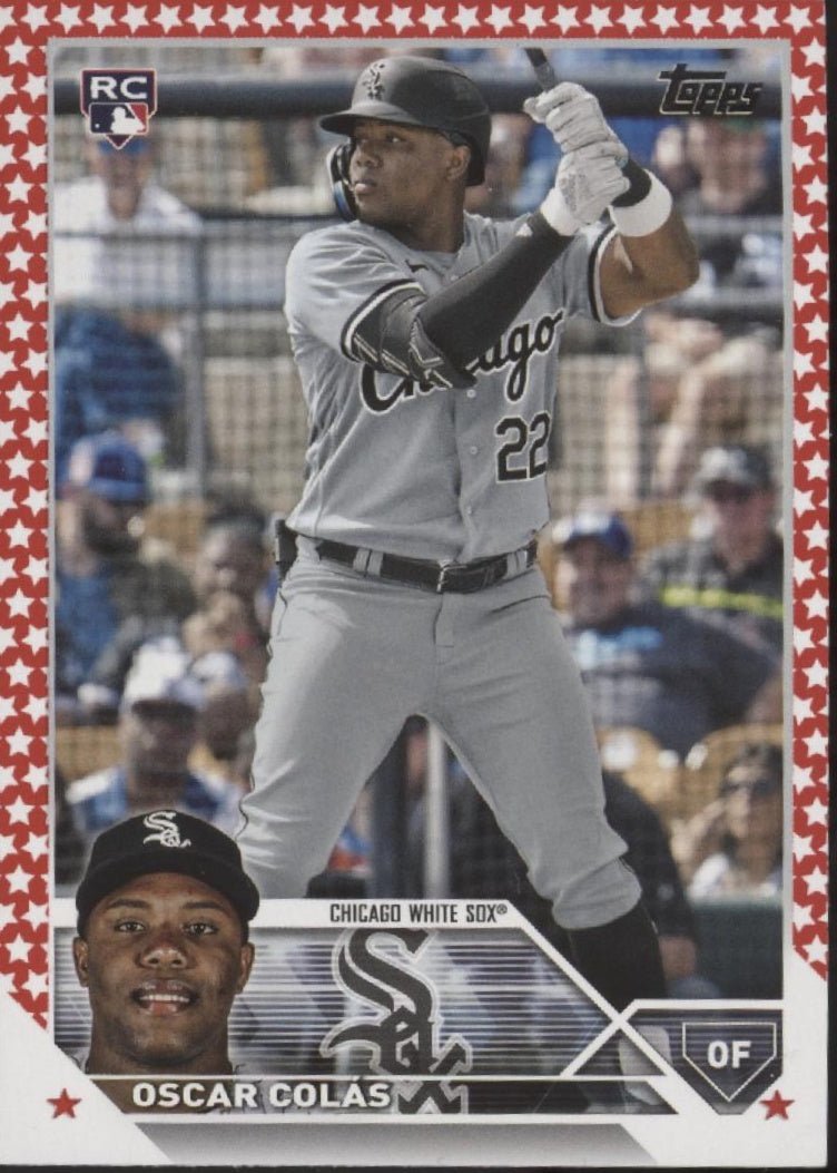 Oscar Colas 2023 Topps Series 2 Independence Day RC 59/76 #545 - Collector Store LLC