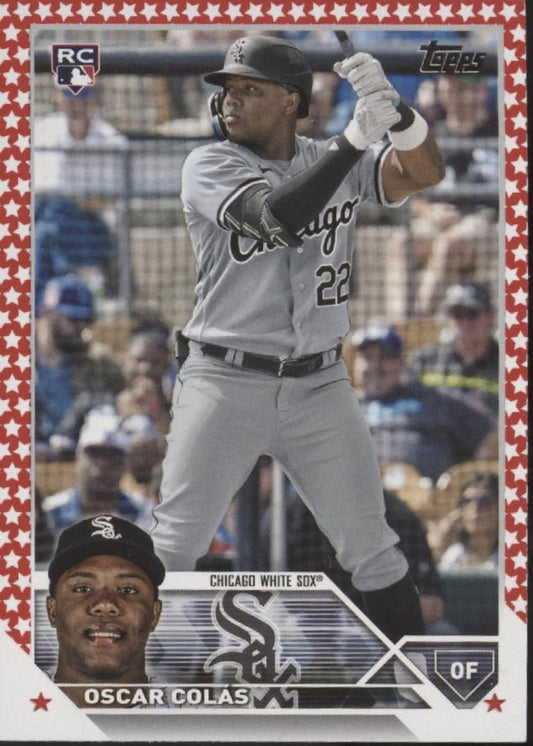 Oscar Colas 2023 Topps Series 2 Independence Day RC 59/76 #545 - Collector Store LLC