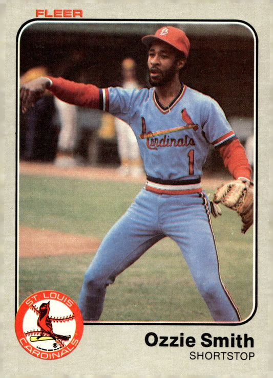 Ozzie Smith 1983 Fleer #22 - Collector Store LLC