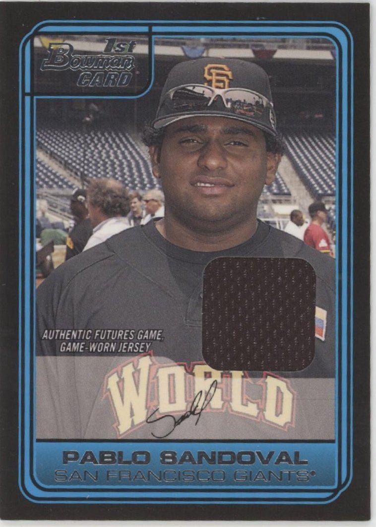 Pablo Sandoval 2006 Bowman Swatch #FG6 - Collector Store LLC