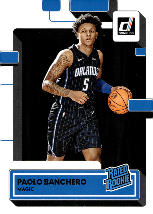 Paolo Banchero 2022 - 23 Panini Donruss Rated Rookie RC #201 - Collector Store LLC