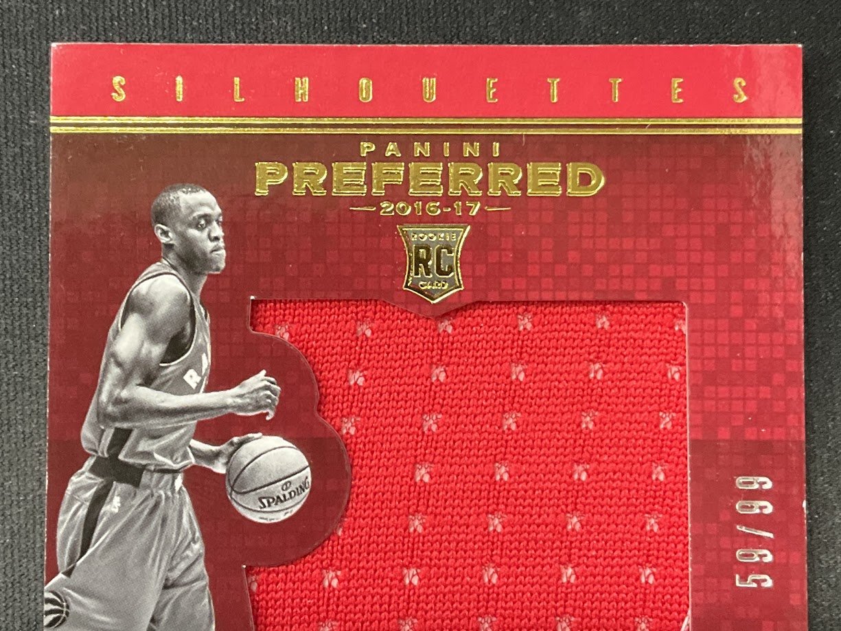 Pascal Siakam 2016 - 17 Panini Preferred Silhouettes Swatch RC Auto 59/99 #39 - Collector Store LLC