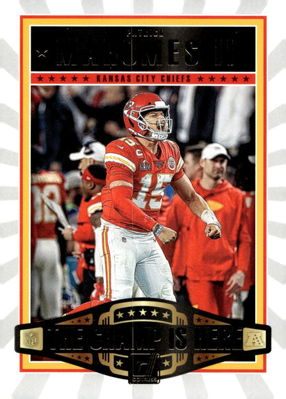 Patrick Mahomes II 2020 Panini Donruss The Champ Is Here #CH - PM - Collector Store LLC