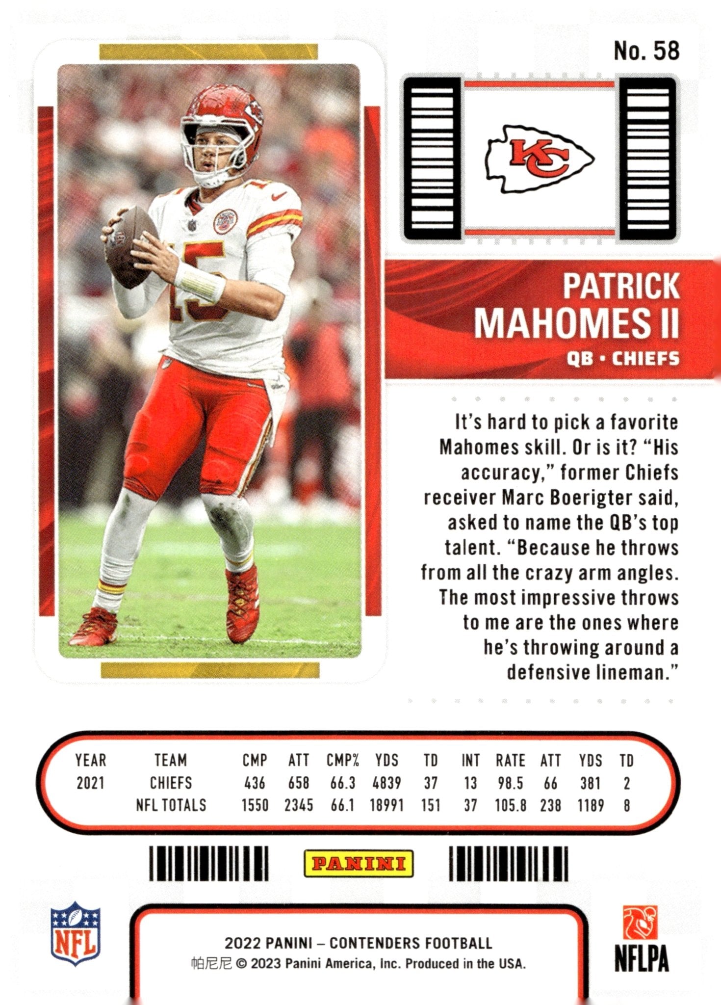 Patrick Mahomes II- Contenders, Season Ticket- newest PSA 10