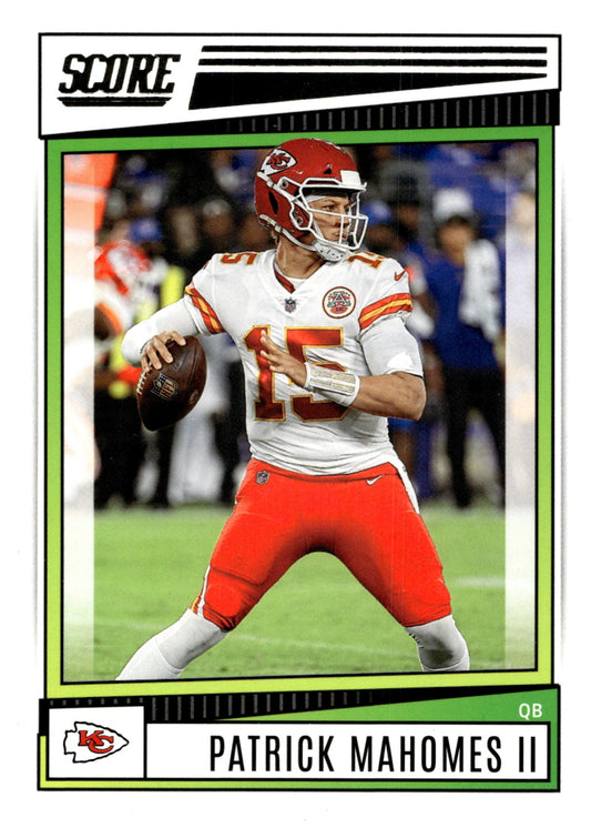 Patrick Mahomes II 2022 Panini Score #116 - Collector Store LLC