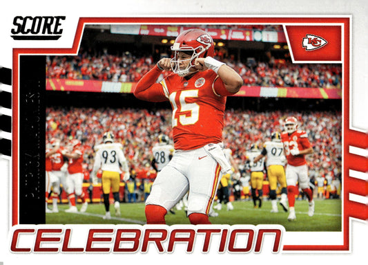 Patrick Mahomes II 2022 Panini Score Celebration #C - PM - Collector Store LLC