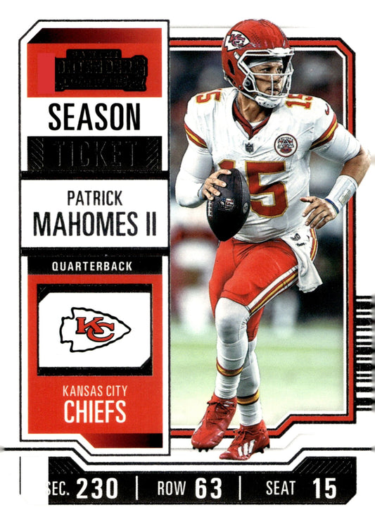 Patrick Mahomes II 2023 Panini Contenders Season Ticket #51 - Collector Store LLC