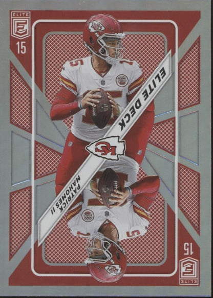 Patrick Mahomes II 2023 Panini Donruss Optic Elite Decked Foil #ED - 1 - Collector Store LLC