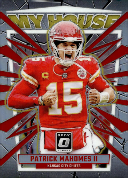 Patrick Mahomes II 2023 Panini Donruss Optic My House Prizm #19 - Collector Store LLC