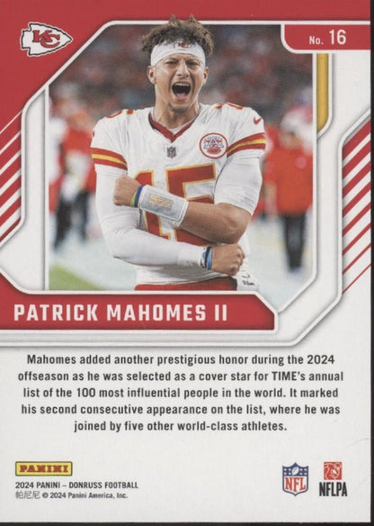 Patrick Mahomes II 2024 Panini Elite Series #16 - Collector Store LLC