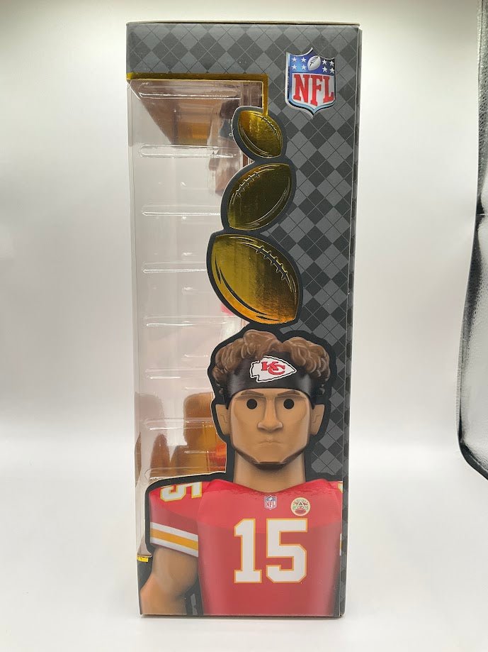 Patrick Mahomes II Funko Gold 12" Vinyl Figure White Pants Kansas City Chiefs - Collector Store LLC