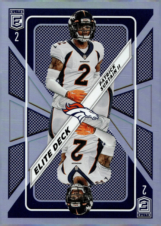 Patrick Surtain II 2023 Panini Donruss Elite Deck #ED - 20 - Collector Store LLC