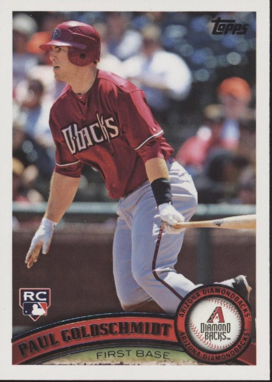 Paul Goldschmidt 2011 Topps Update Series RC #US47 #2 - Collector Store LLC