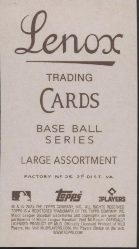 Paul Goldschmidt 2024 Topps 206 Lenox Back Mini - Collector Store LLC