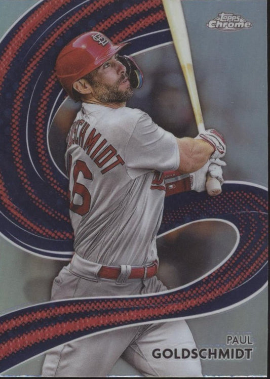 Paul Goldschmidt 2024 Topps Chrome Strokes Refractor #S - 20 - Collector Store LLC